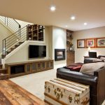20 Incredible Finished Basements with Hardwood Flooring